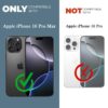 Jkobi Back Cover for Apple iPhone 16 Pro Max Girls Case with...