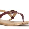 Bata Women's Flat OVAL TRIM Sandals
