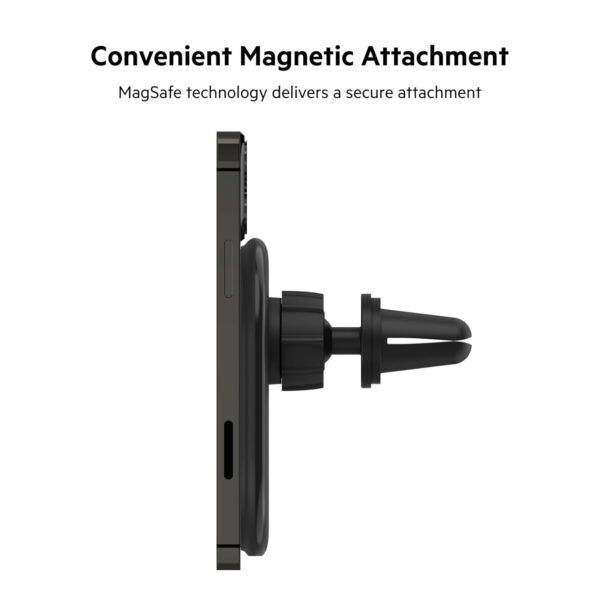 Belkin Magnetic MagSafe Compatible 10W Fast Wireless Car Cha...