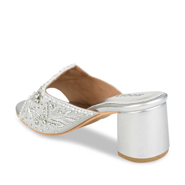 ROCIA By Regal Women Hand Embroidered Block Heels