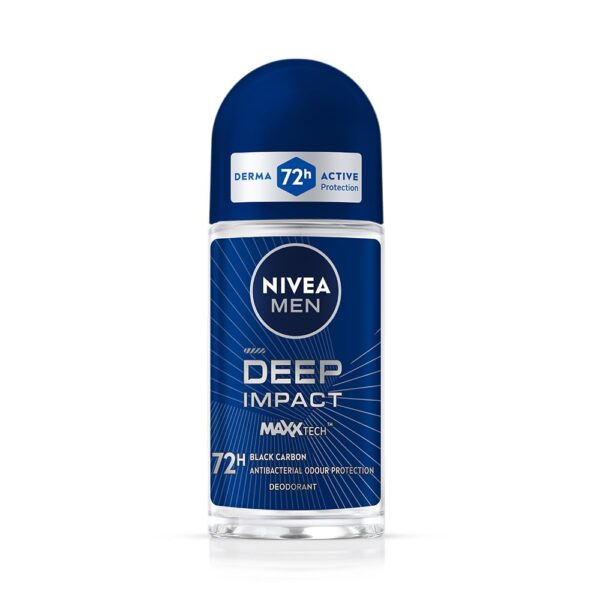 NIVEA MEN Deep Impact Freshness Deodorant Underarm Roll-on |...