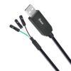 DTECH USB to TTL Serial Cable 3.3V 3 Pin TX RX Signal UART A...