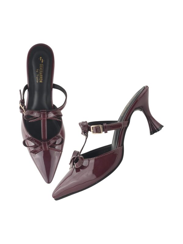 SilverArrow Women's Lubka Stiletto Heel Bow Design | Fusion ...