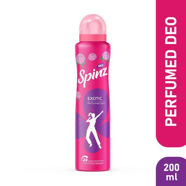 SPINZ Exotic Perfumed Deo For Women With Bulgarian Rose Frag...
