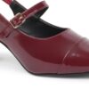 SilverArrow Women's Aurelia Block Heel Color Tone Design | F...