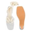 SilverArrow Women's Aromo Stiletto Heel Pearls Design | Ethn...