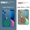 Jkobi Back Cover Case for Apple iPhone 13 (Frosted Matte Fee...