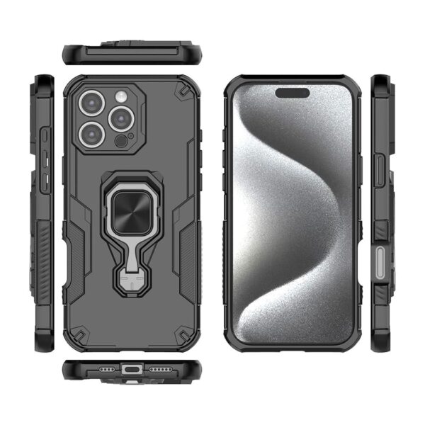 Amazon Brand-Solimo Armor Defender Case | Rotating Ring Hold...