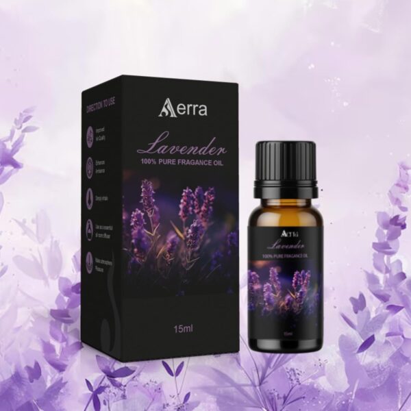 Aerra French Lavender Fragrance Oil (15ml) for Puja, Diffuse...