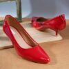 ELLE Women's Solid Stiletto Heel Slip-On Pumps