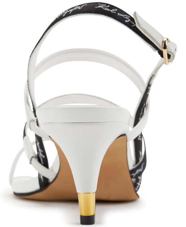 Karl Lagerfeld Paris Women's Ankle-Strap DEXTRA Heeled Sanda...