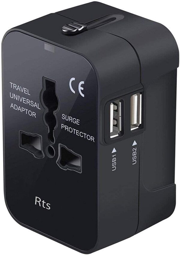 rts Universal Travel Adapter, International All in One World...