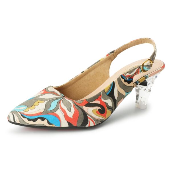 Denill Fashion Casual Cone Heels Sandals With Solid Comforta...