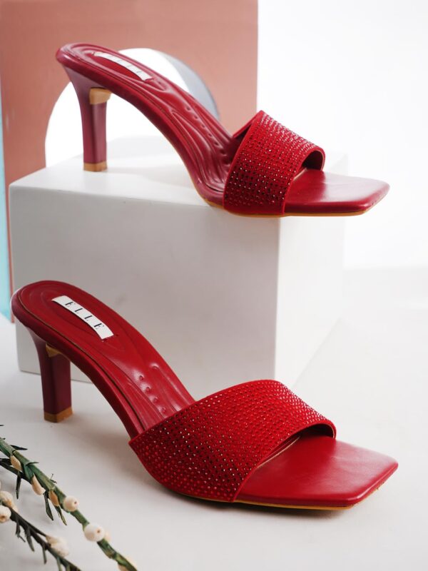 ELLE Women Stylish and elegant Kitten Heel Sandal