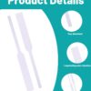 200 Pcs Perfume Tester Strips, Fragrance Test Paper for Perf...