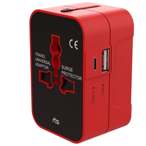 rts 224+ Countries Universal Travel Adapter with USB-C Type ...