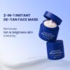 BELLAVITA Instant Brightening 2-in-1 Face Mask | Instant Tan...