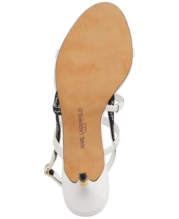 Karl Lagerfeld Paris Women's Ankle-Strap DEXTRA Heeled Sanda...