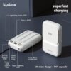 Lifelong Electronics 10000mAh MagSafe Wireless Fast Charging...