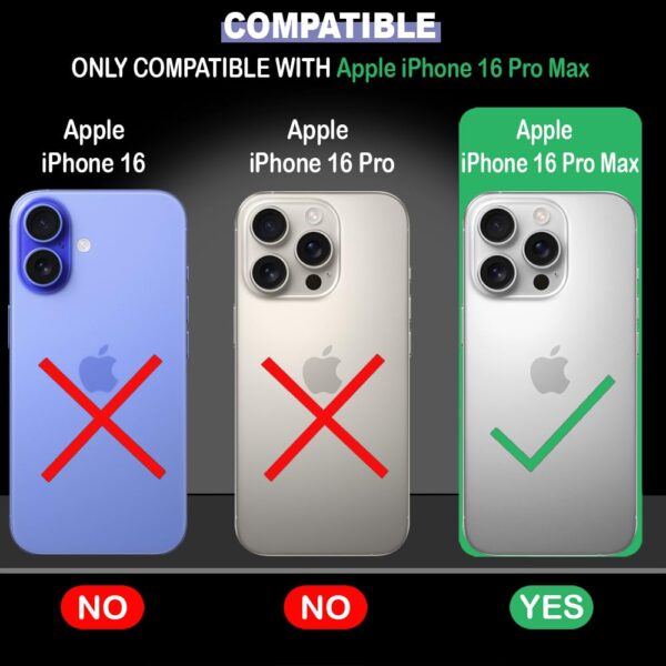 Amazon Brand-Solimo Basic Case for Apple iPhone 16 Pro Max (...