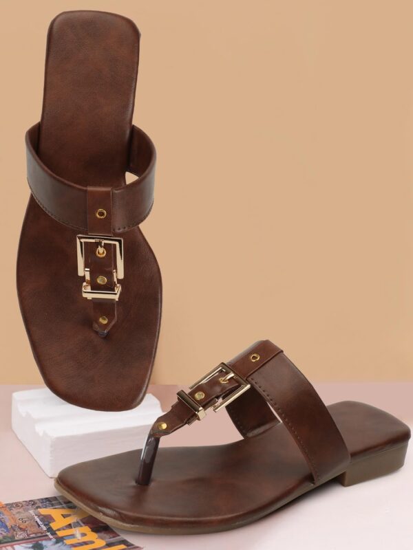 Naitik Women's Synthetic Fashion Chappal Stylish Casual Flat...