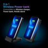 Spigen 3in1 10000mAh Wireless Charging Power Bank with USB-A...