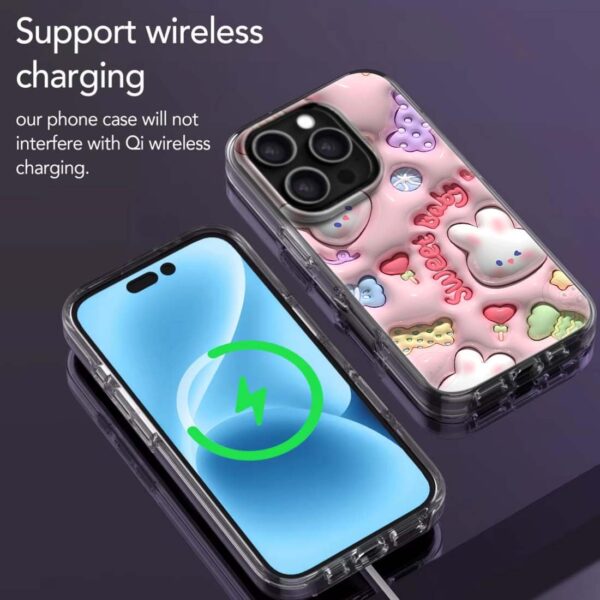 Fashionury Designer Soft Back Cover Case Compatible for Appl...