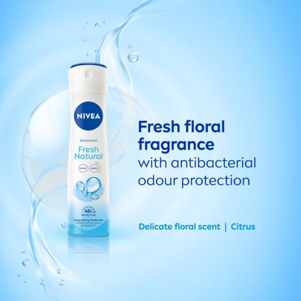 NIVEA Women Fresh Natural Deodorant Spray, 150Ml
