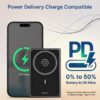 pTron Dynamo Fuel 20000mAh 15W MagSafe Wireless Power Bank w...