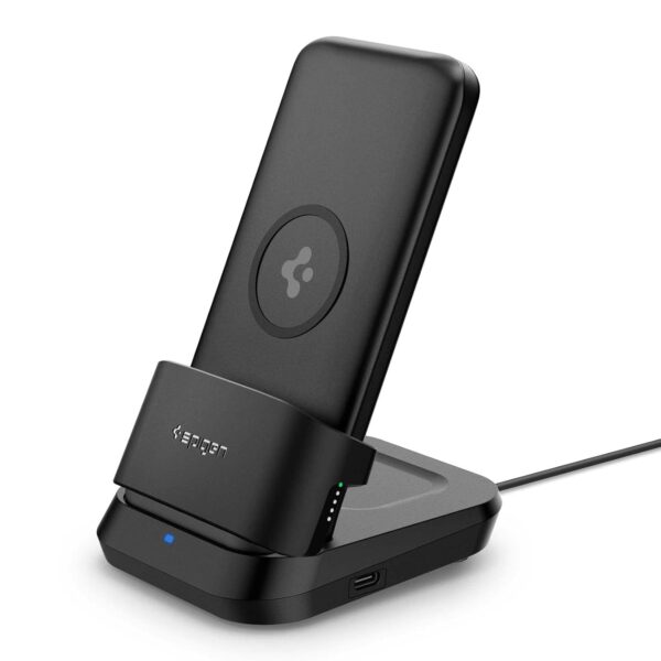 Spigen Power Bank 10000mAh Fast Charging, 5 in 1 Wireless Po...