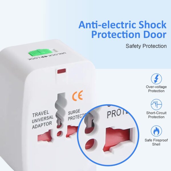 HUMBLE Universal Travel Adapter Plug - International Multipu...