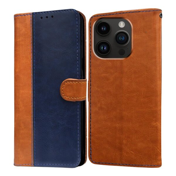 Casotec Flip Cover Back Case for Apple iPhone 14 Pro Max | P...