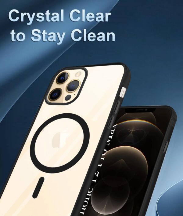 Jkobi Back Cover Case for Apple iPhone 12 Pro Max (Black Mag...