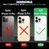 Casotec Back Cover for Apple iPhone 16 Pro Max | Full Camera...