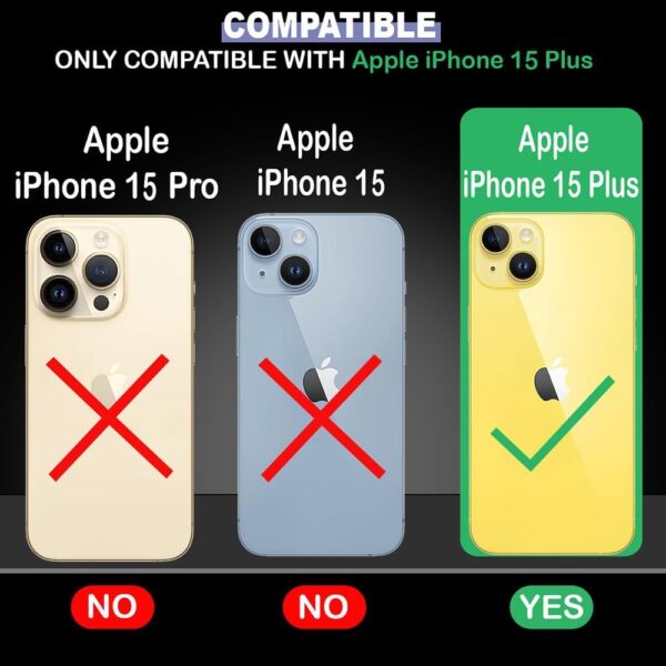 Casotec Back Cover for Apple iPhone 15 Plus | Full Camera Pr...