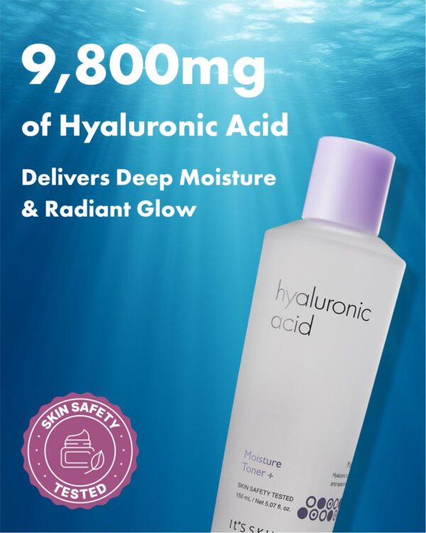 Skins Hyaluronic Acid Moisture Toner, Purple, 150 ml