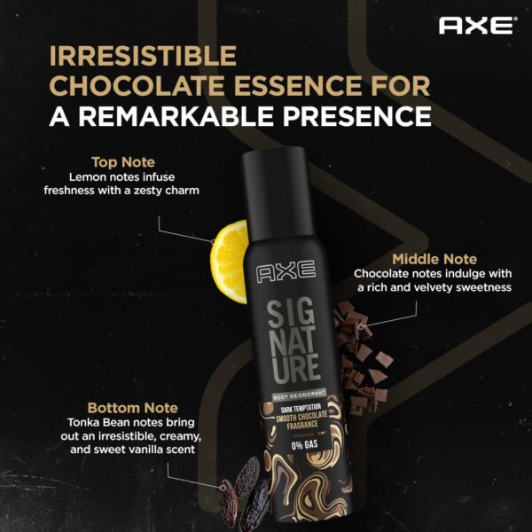 Axe Signature Dark Temptation No Gas Deodorant Bodyspray for...