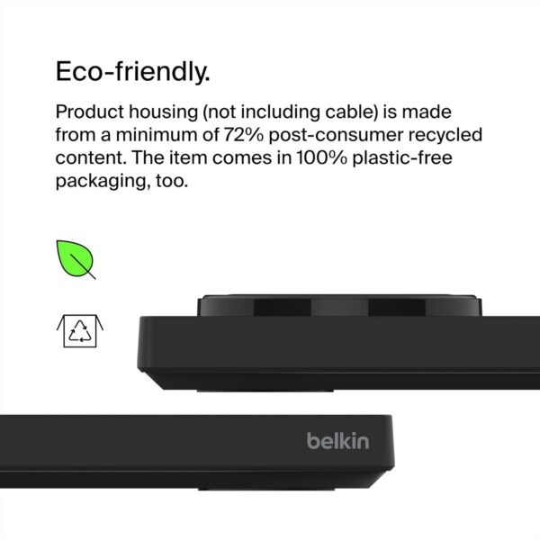 Belkin Magsafe 2-in-1 Wireless Charging Pad 15W | Fast Charg...
