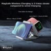 3 in 1 Magnetic MagSafe Foldable Wireless Charger for iPhone...