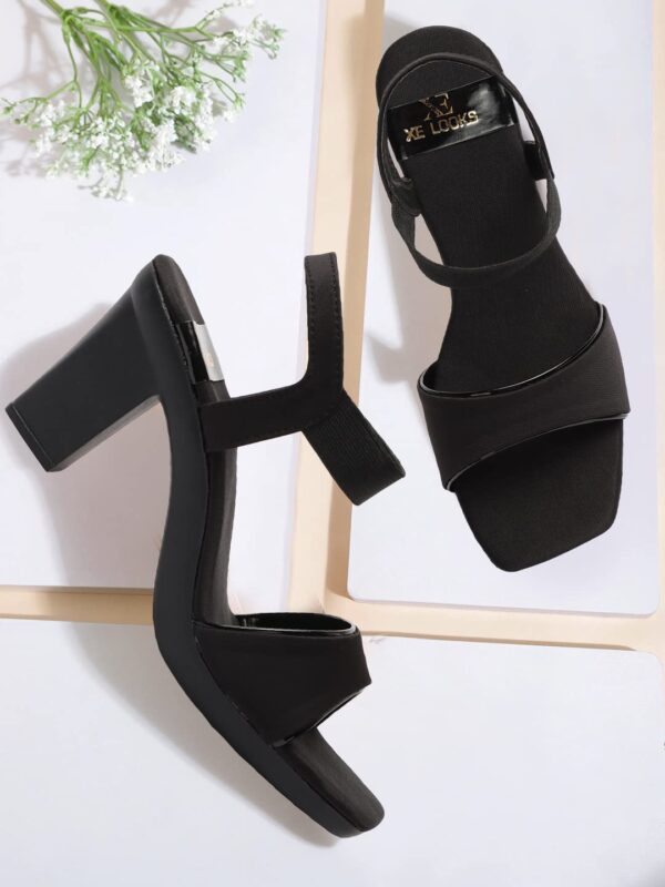 XE Looks Women's Trendy Block Heels | Open-Toe Sandals with ...