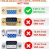 DTECH USB to RS232 DB9 Female Serial Adapter Cable Windows 1...