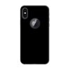 Amazon Brand - Solimo Designer Solid Black 3D Printed Hard B...