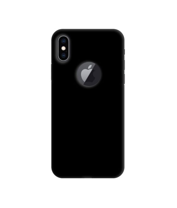 Amazon Brand - Solimo Designer Solid Black 3D Printed Hard B...