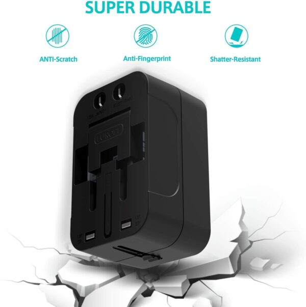 rts Universal Travel Adapter, International All in One World...