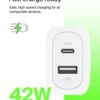 Belkin 42W (30W + 12W) Two Ports Wall Charger | USB - C + A ...