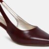 Marc Loire Women Slip on Kitten Heel Pumps for Office Wear