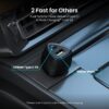 Portronics 51W Car Power 16 Fast Car Charger with Dual Outpu...