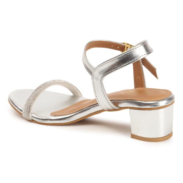 Vendoz Women Golden Party Wedding Heels for Bridal