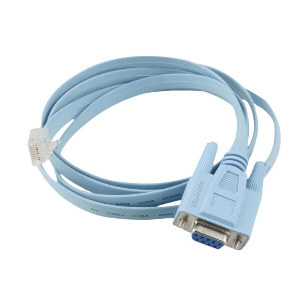 Muvofs DB9 Rollover to RJ45 Console Cable Serial Adapter for...