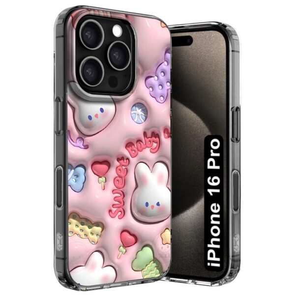 Fashionury Designer Soft Back Cover Case Compatible for Appl...